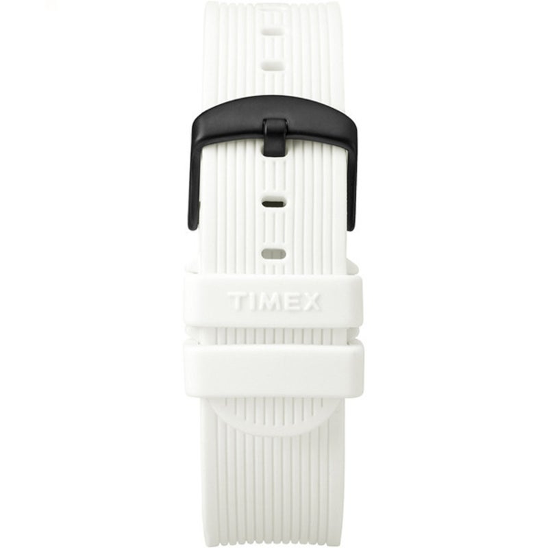 Timex TW7C06200 Two-Piece 20mm White Silicone Quick-Release Strap